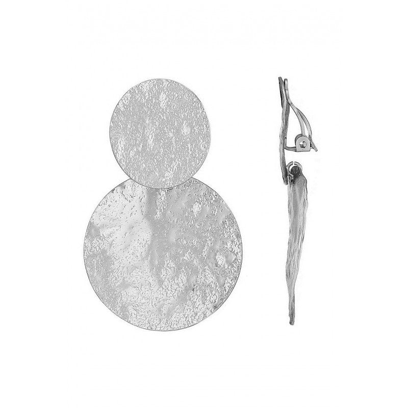 Boucles clips Palets argent B MISS