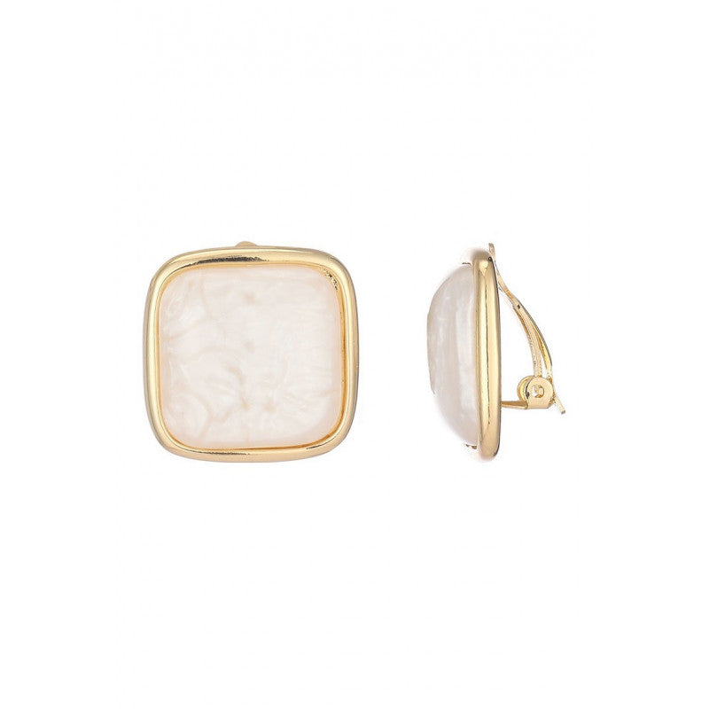 Boucles clips Nouha blanc or B MISS