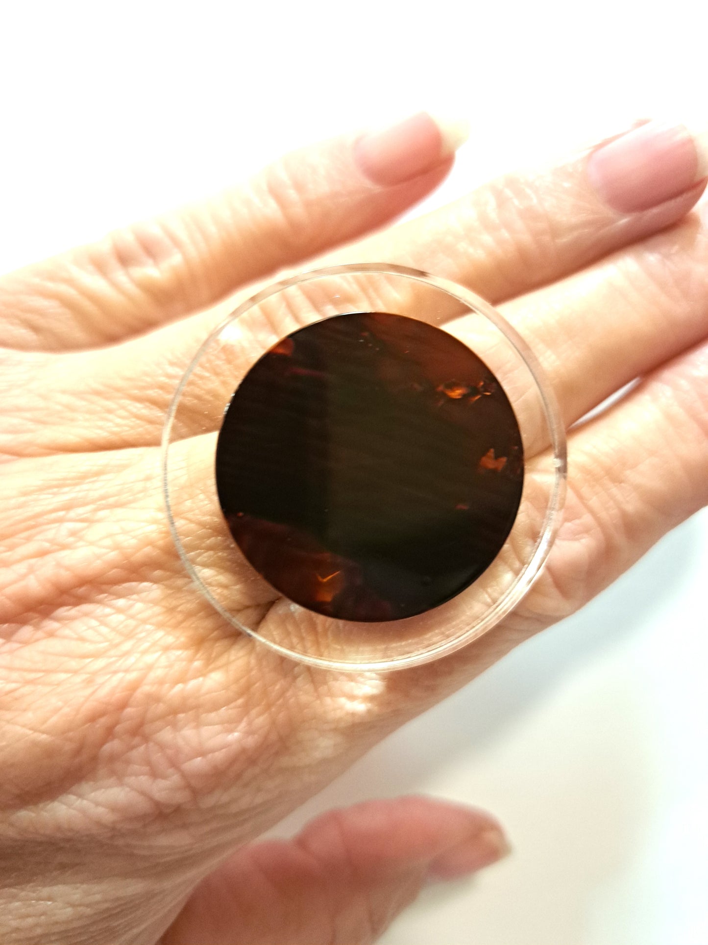 Bague Palet PM écaille FORMESPAZIO