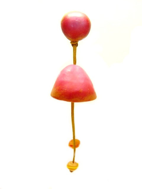 Boucles percées Danseuse rose LEA AIME LES FLEURS