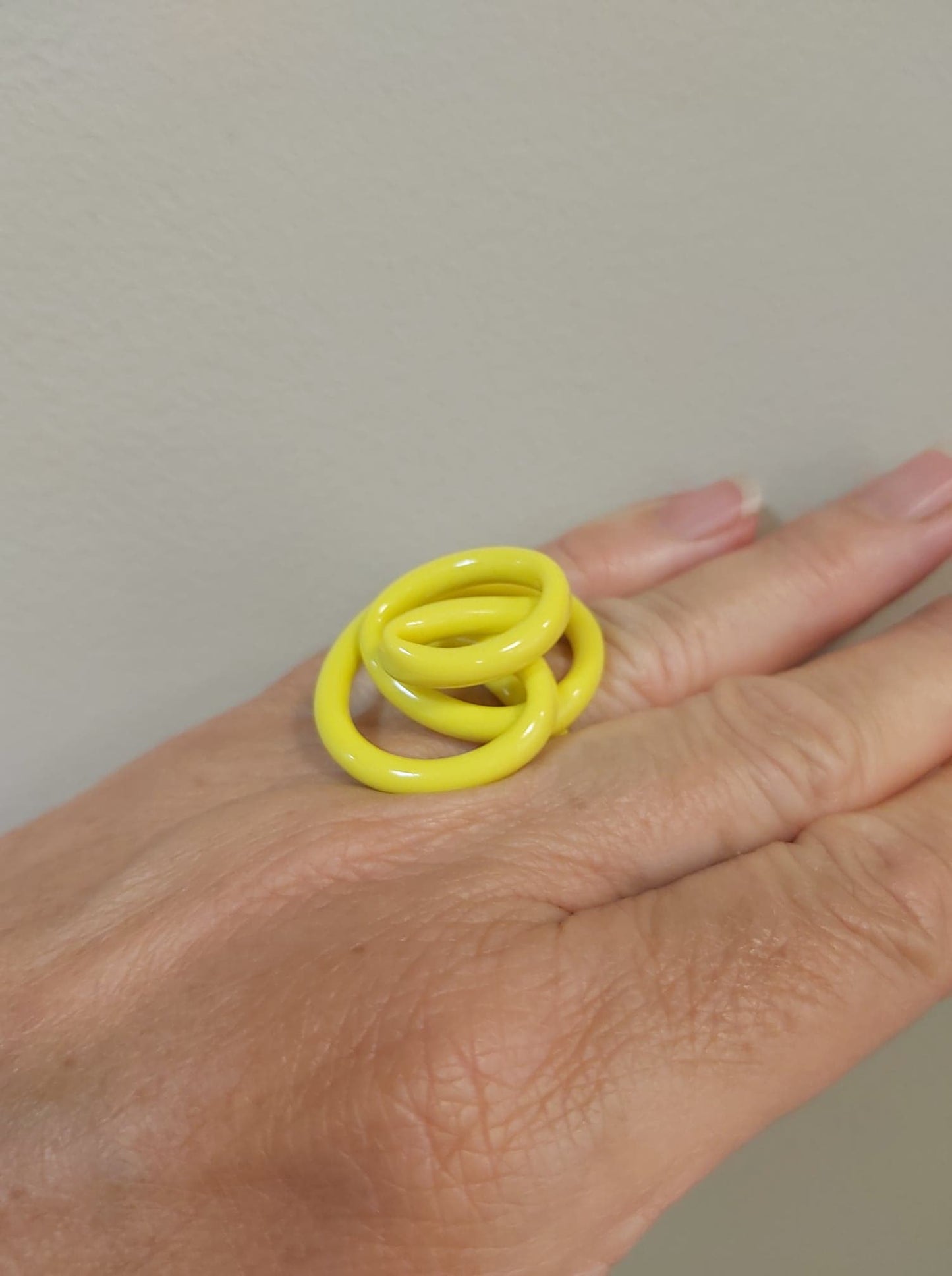 Bague Zig jaune SAMUEL CORAUX