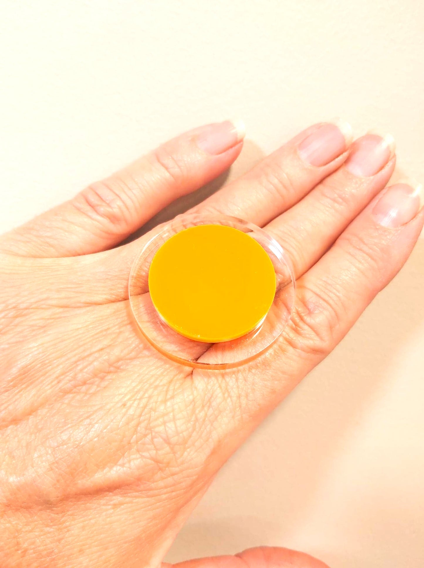 Bague Palet PM orange FORMESPAZIO
