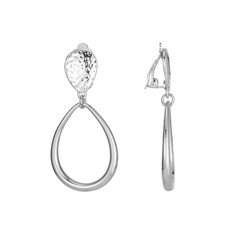 Boucles clips Goretti argent BELLE MISS