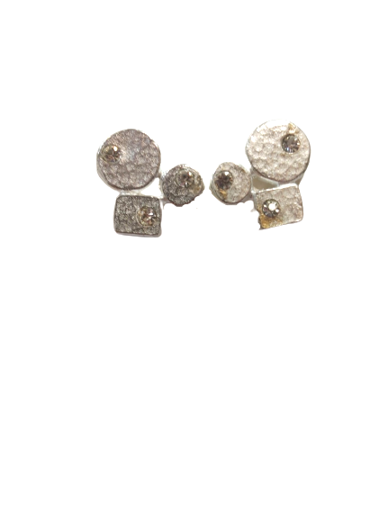 Boucles clips Kyoto 01 argent IL ETAIT UNE FOIS