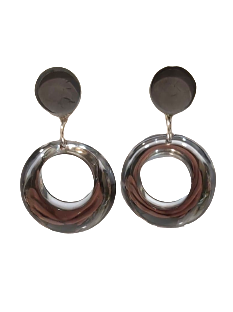 Boucles clips Créole PM gris VITO