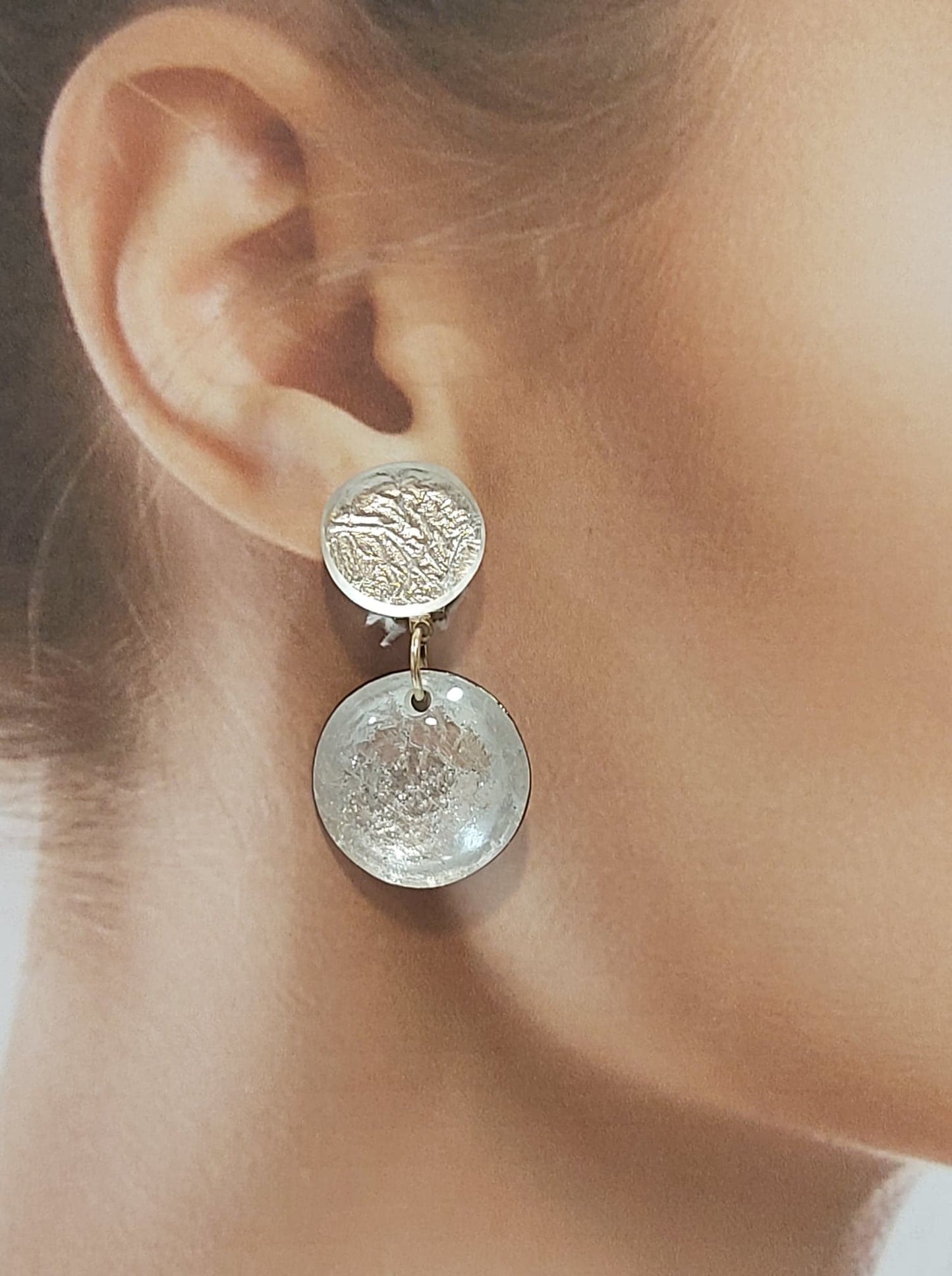 Boucles clips Diva argent VITO