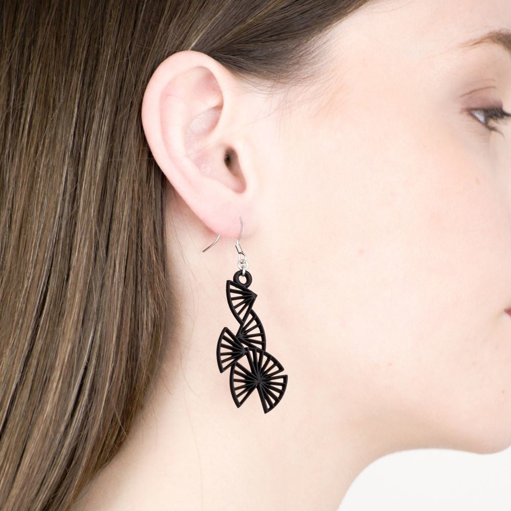 Boucles percées Origami BATUCADA