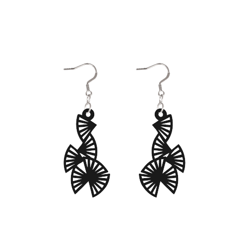 Boucles percées Origami BATUCADA