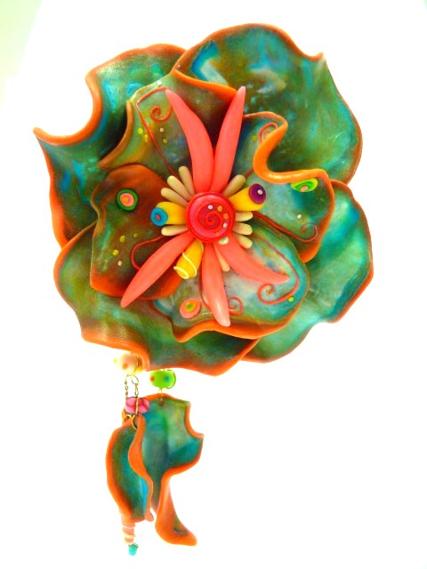 Broche Fleur LEA AIME LES FLEURS