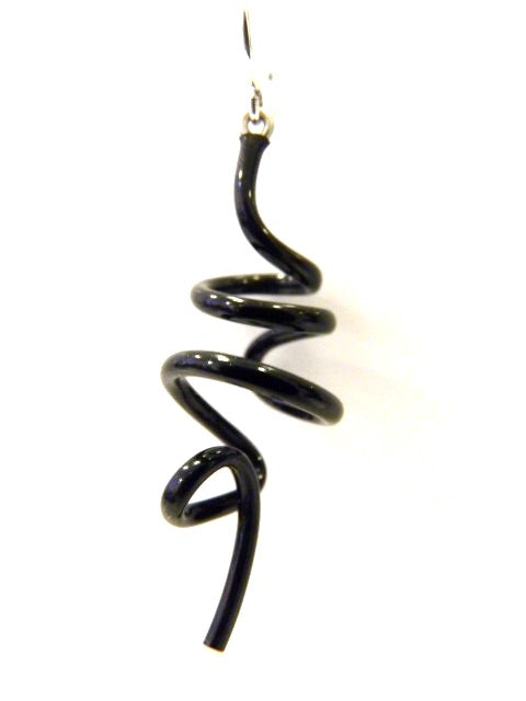 Boucles percées ZIGIGI noir SAMUEL CORAUX