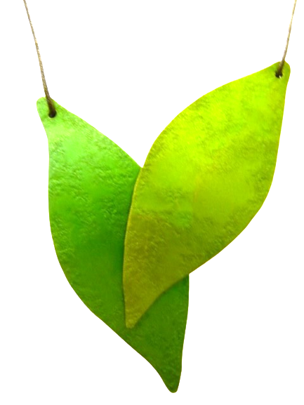 Collier Feuilles vert OANA MILLET