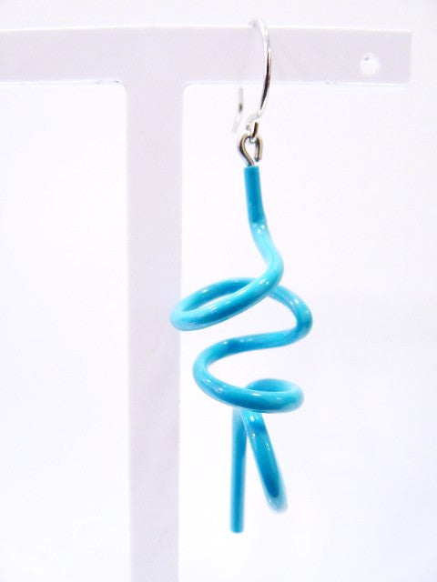 Boucles percées ZIGIGI turquoise SAMUEL CORAUX