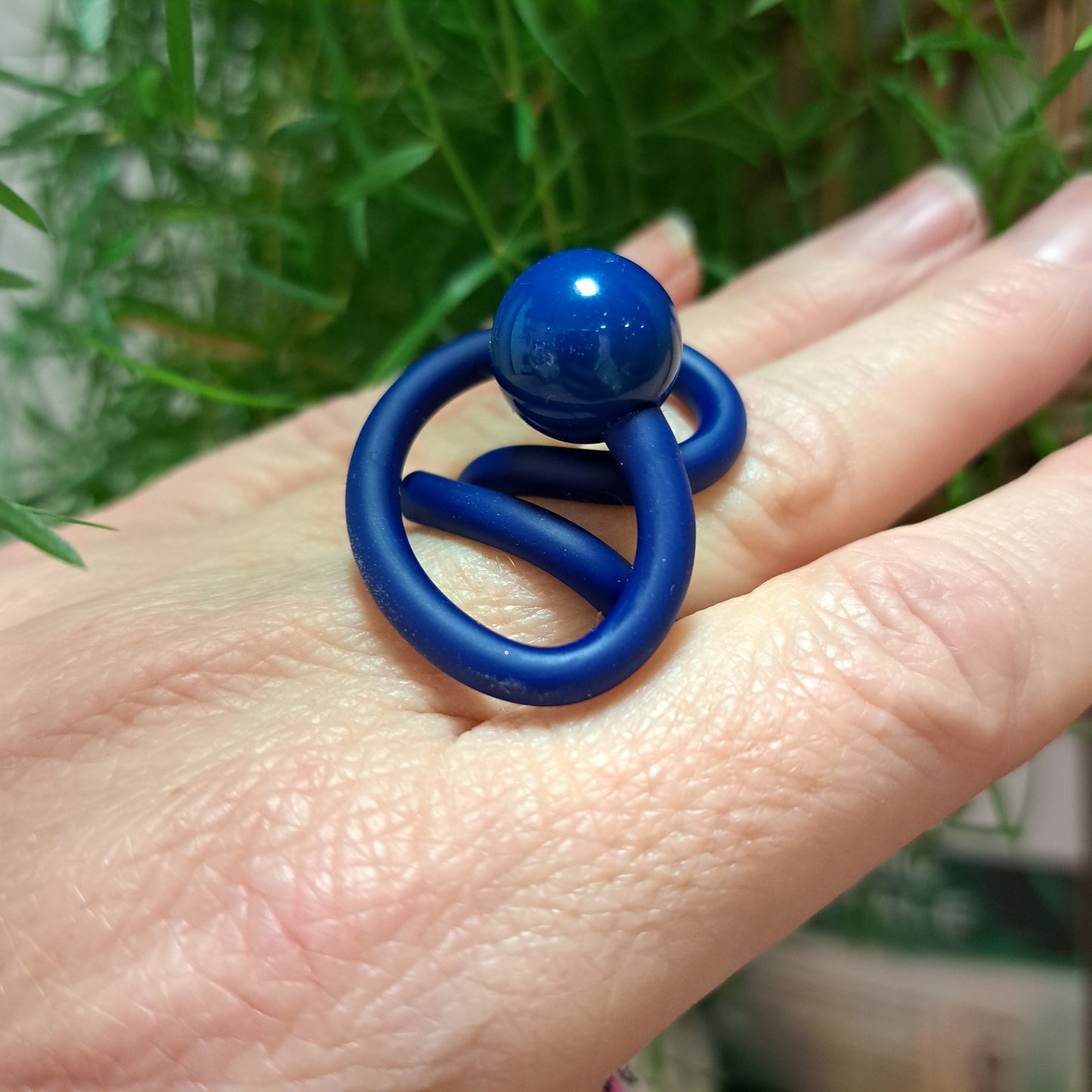 Bague Arteum bleu SAMUEL CORAUX