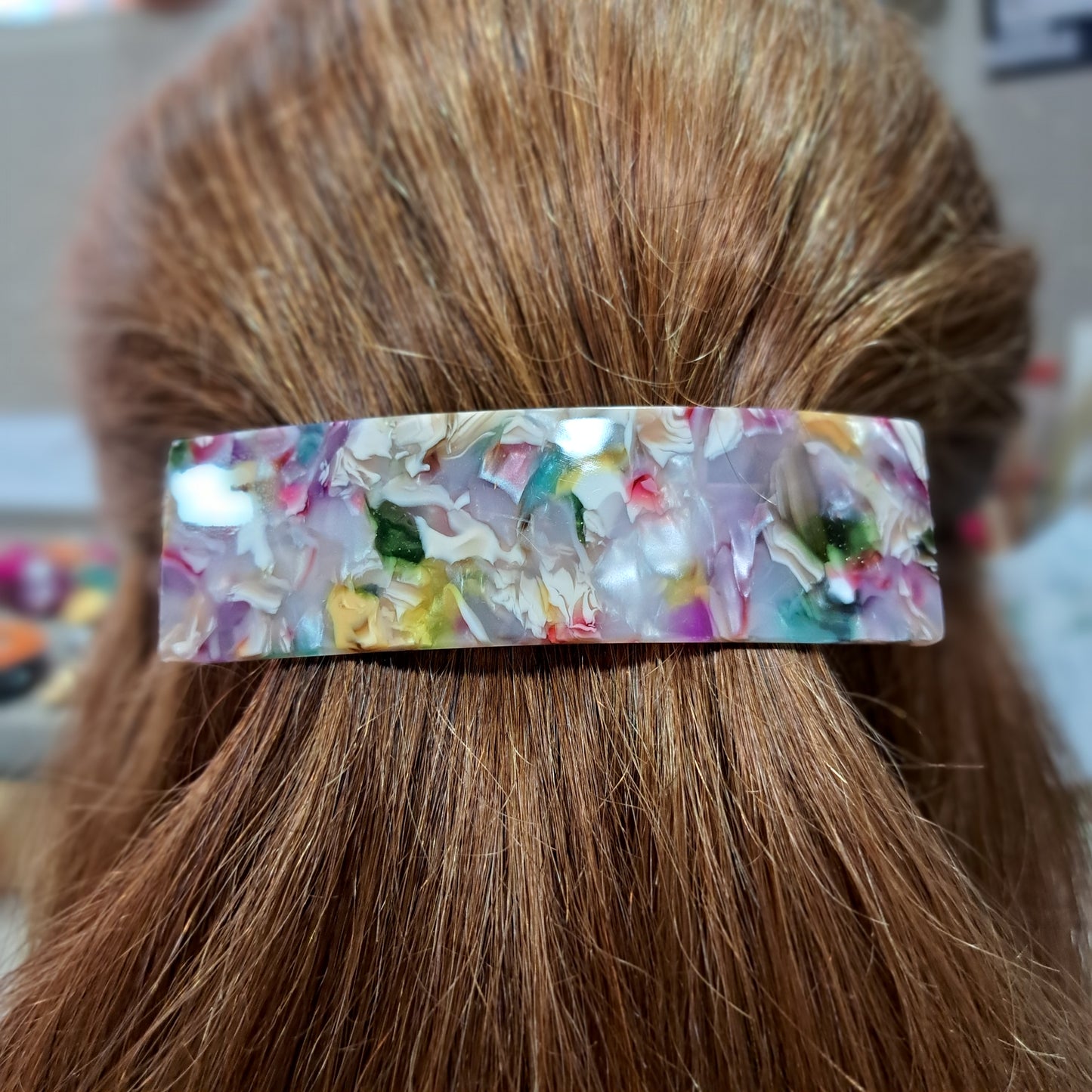 Barrette Rectangle PM multicolore LES CLEIAS