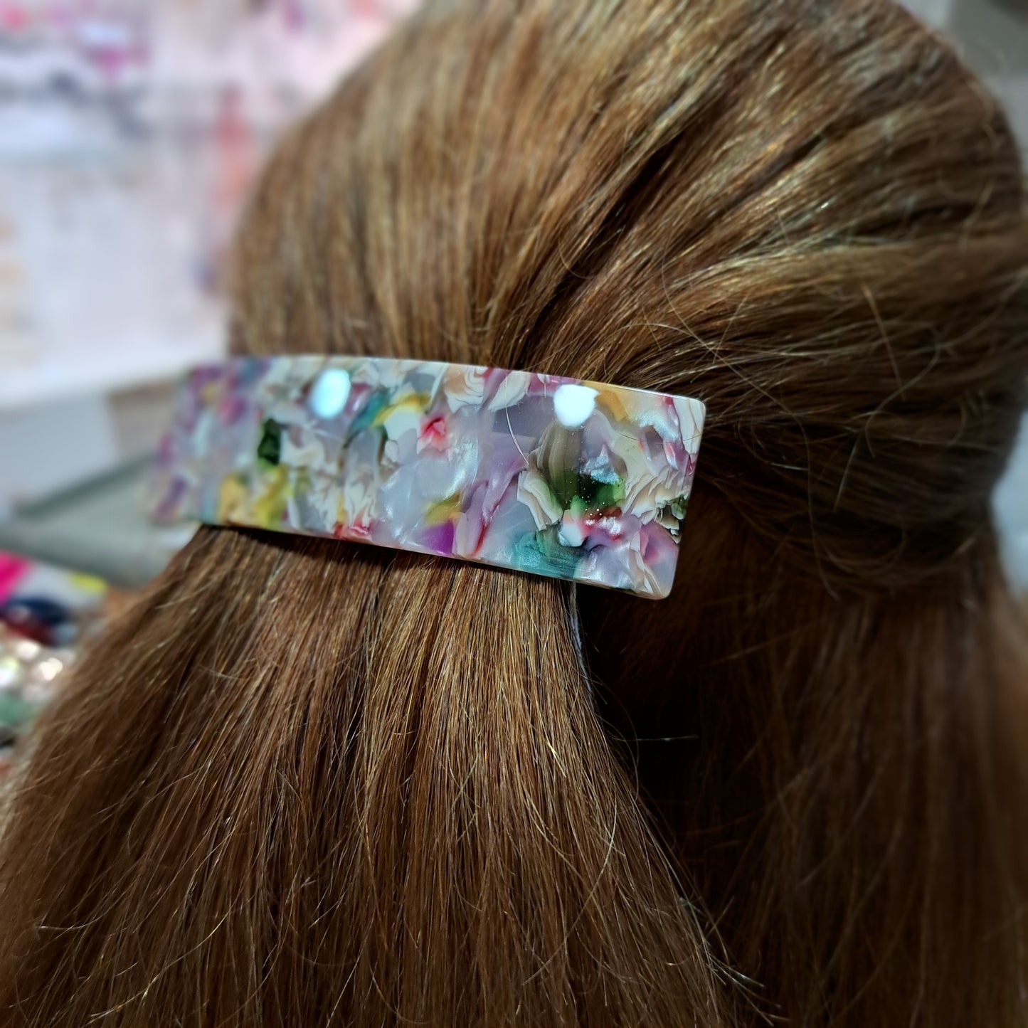 Barrette Rectangle PM multicolore LES CLEIAS