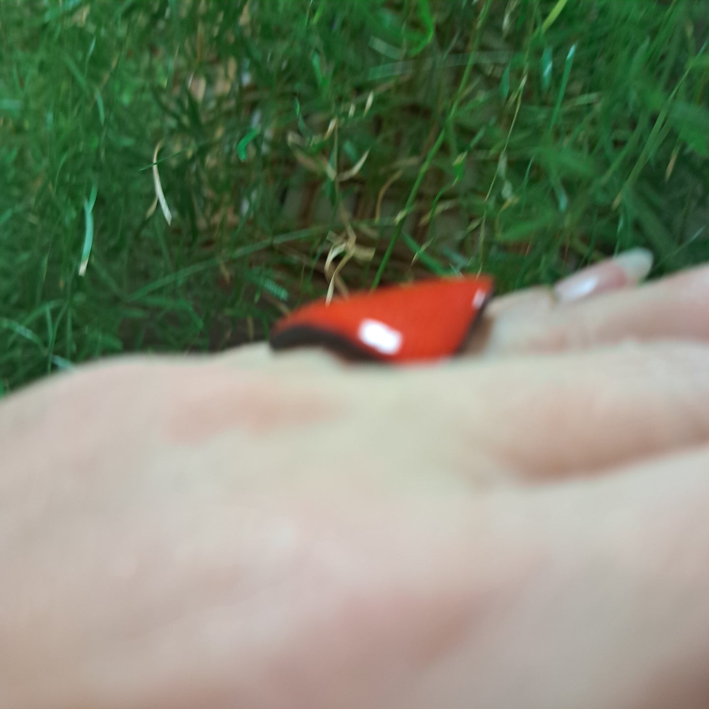 Bague Delta rouge CHRISTINE ALLOING