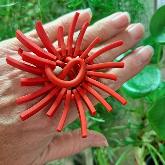 Bague Sun rouge SAMUEL CORAUX