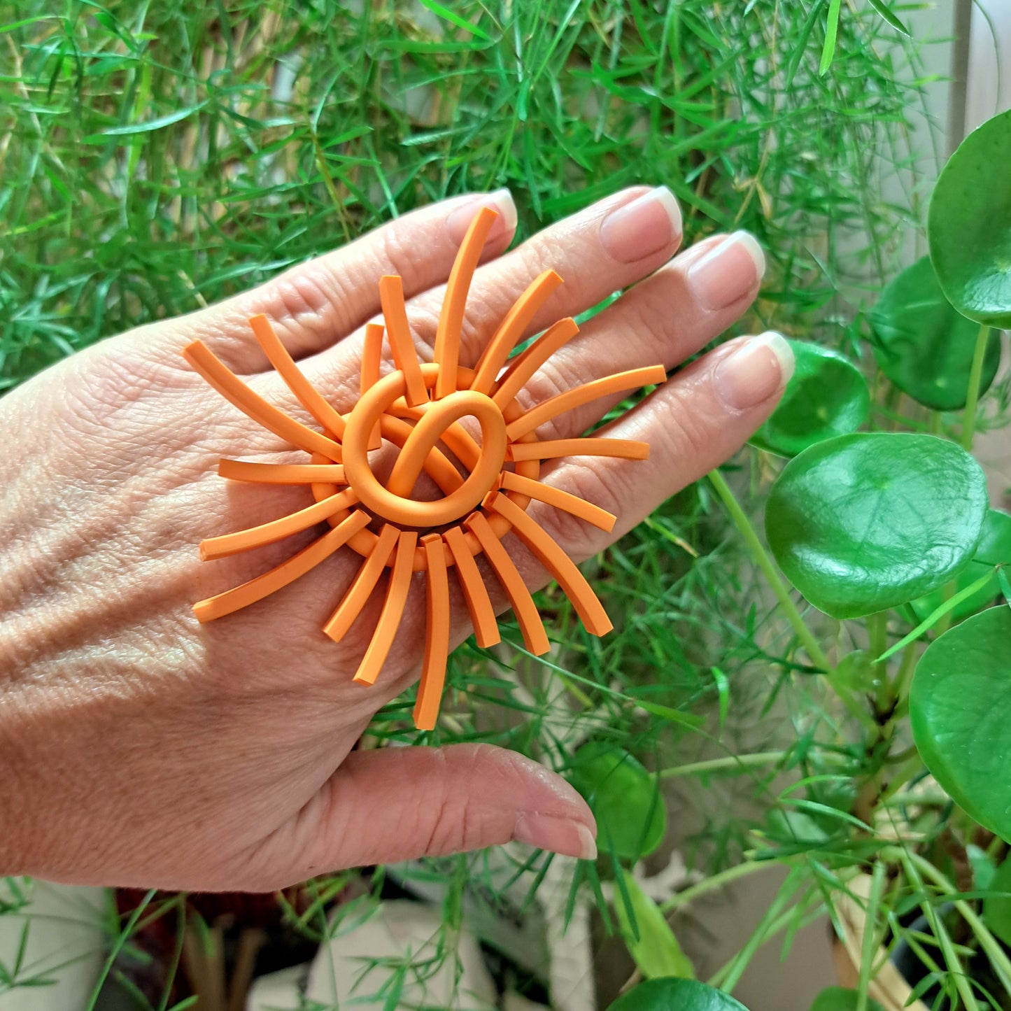 Bague Sun orange SAMUEL CORAUX