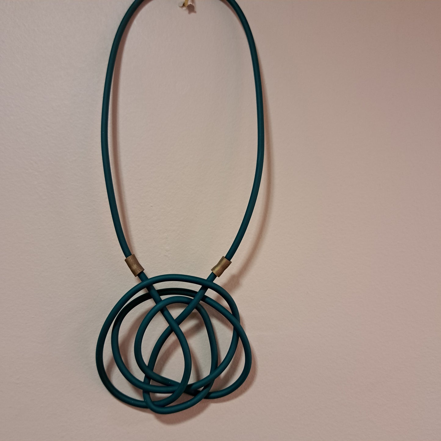 Collier Médaillon vert foncé SAMUEL CORAUX