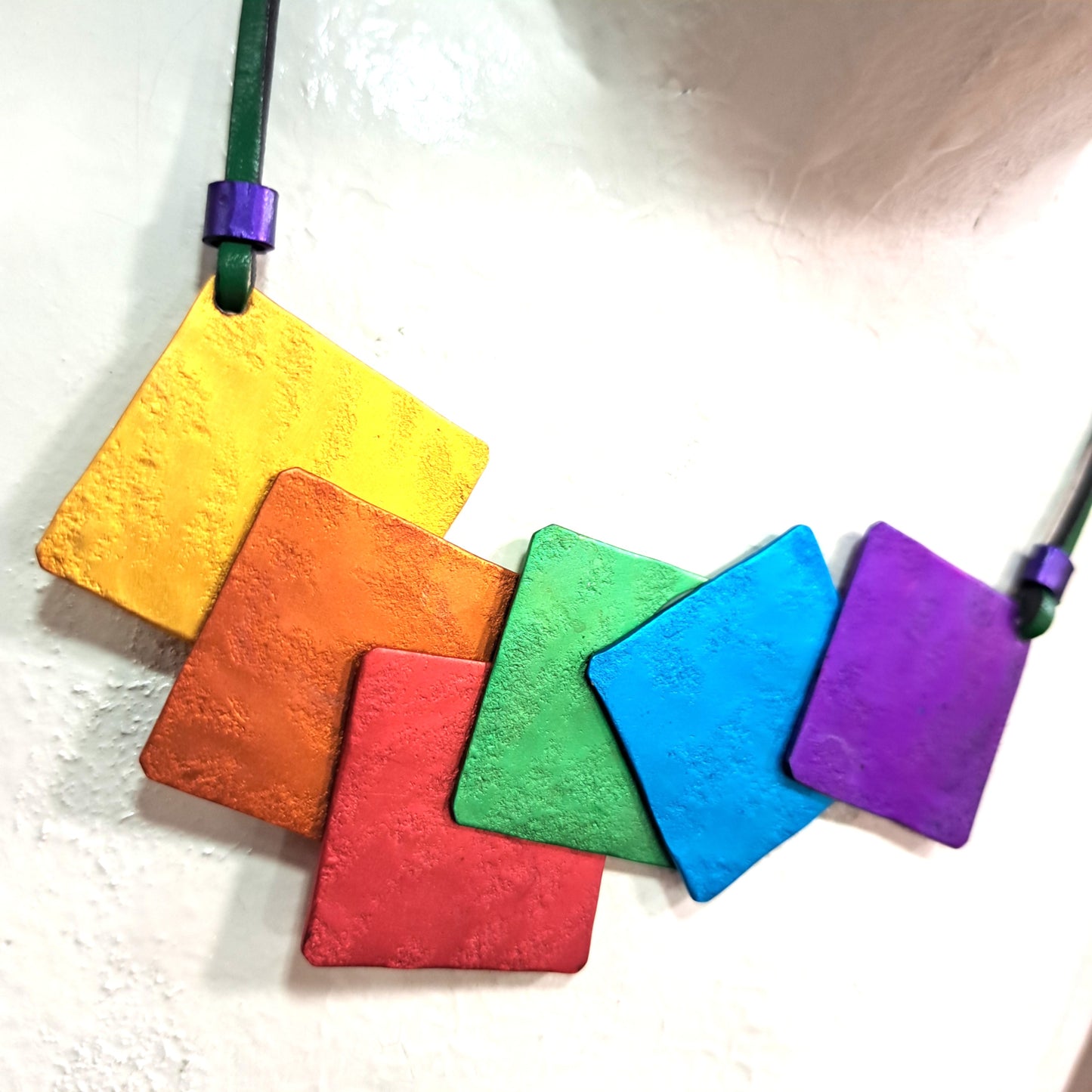 Collier Carrés multicolore OANA MILLET