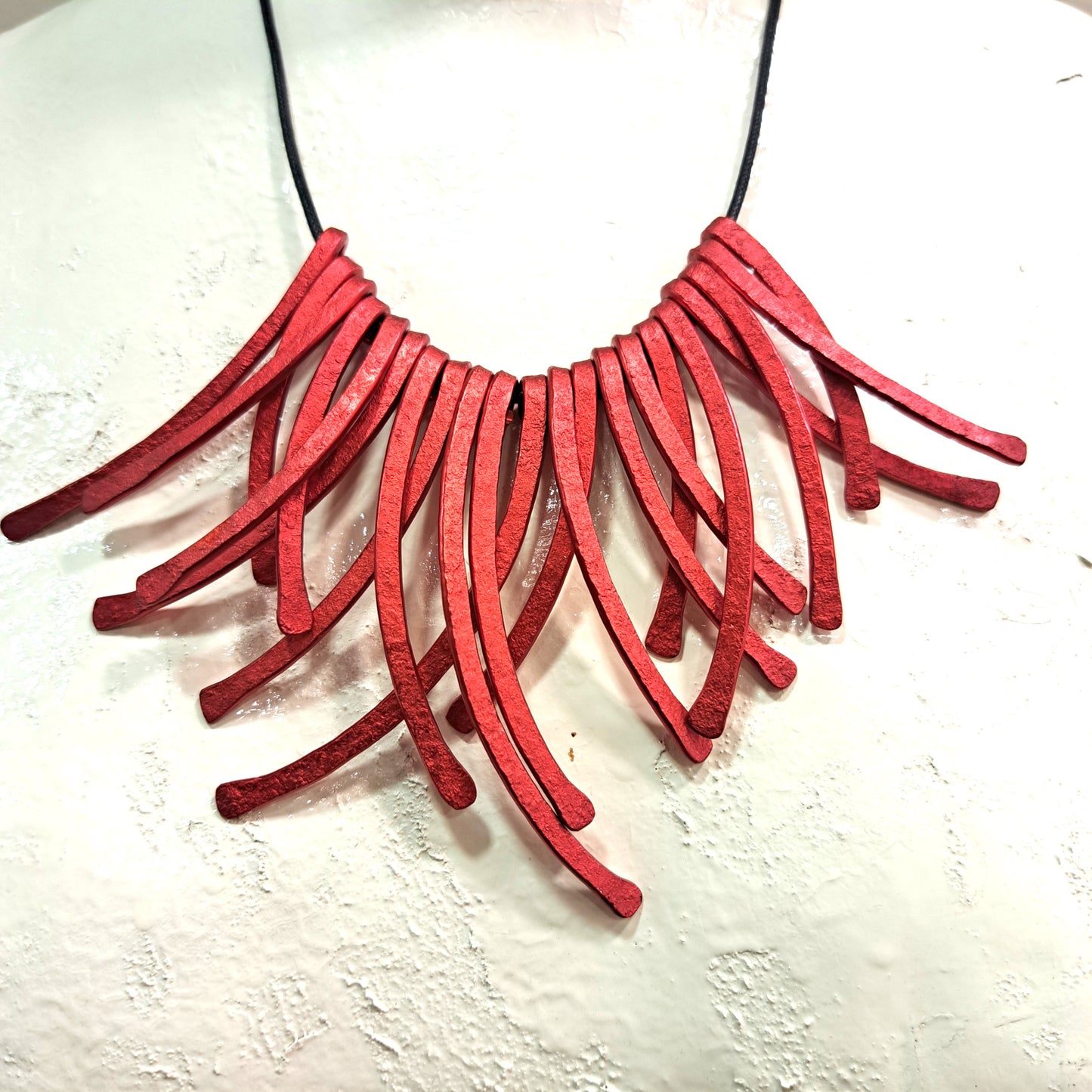 Collier Virgules rouge OANA MILLET