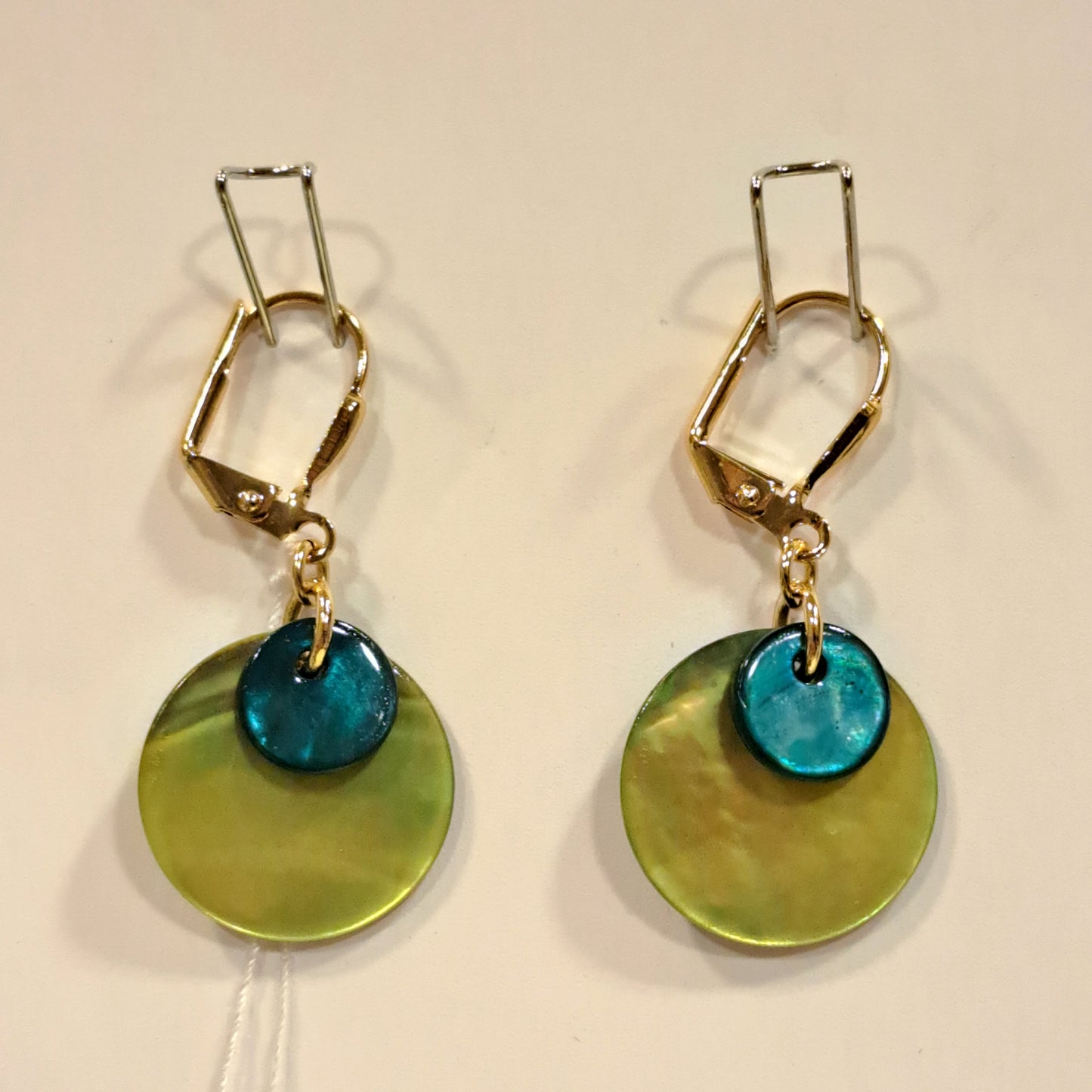 Boucles percées Dormeuse vert anis LA PETITE SARDINE