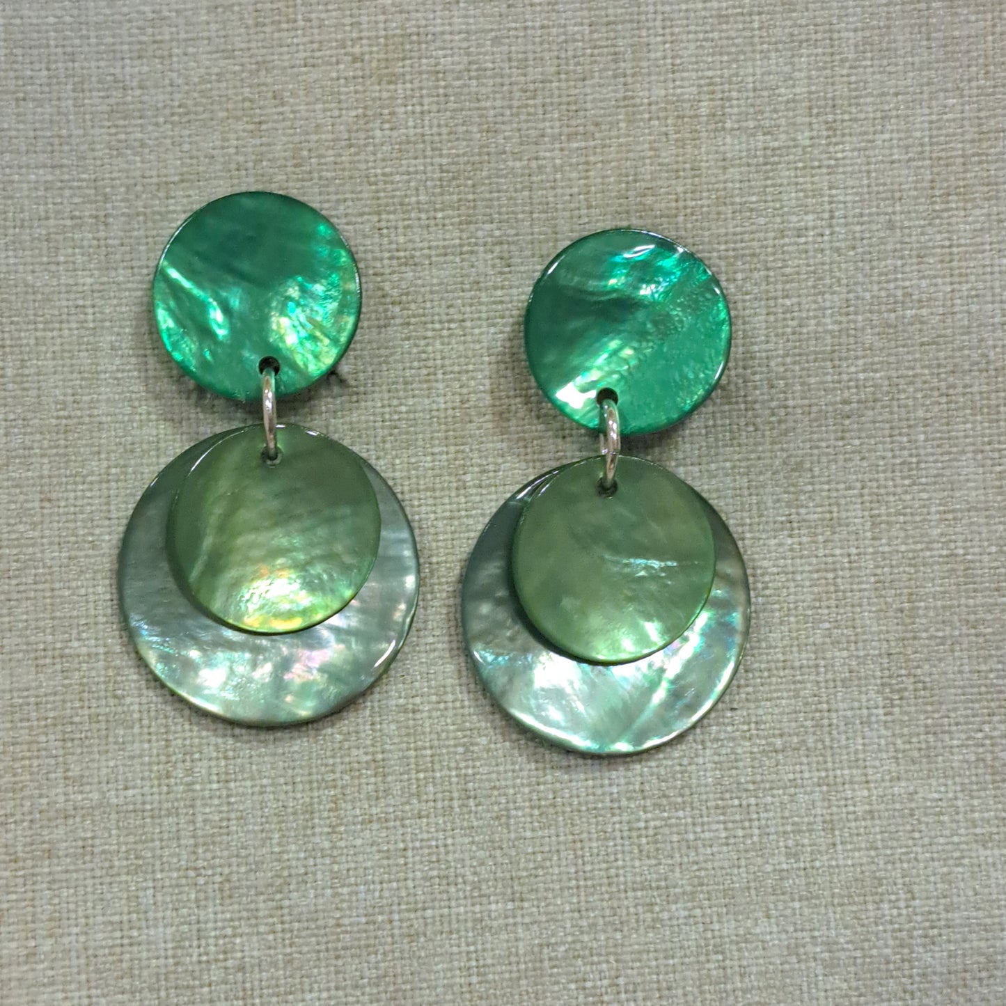 Boucles clips Aéla vert LA PETITE SARDINE
