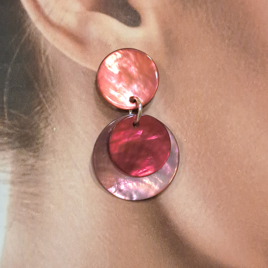 Boucles clips Aéla rose LA PETITE SARDINE