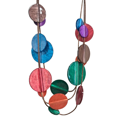 Collier Pastilles multicolore FANCY F
