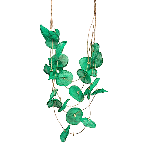 Collier Middle Pétales vert Fancy F