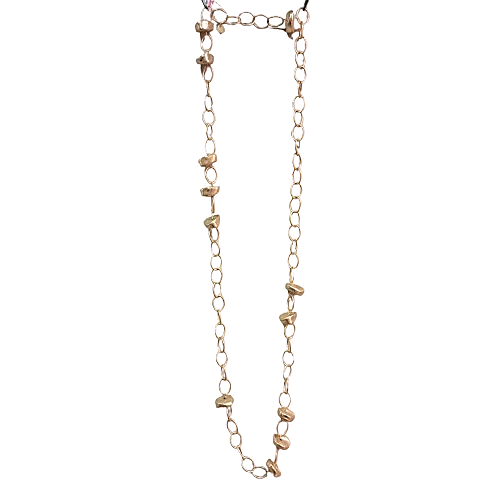 Collier long Maillons or FANCY F