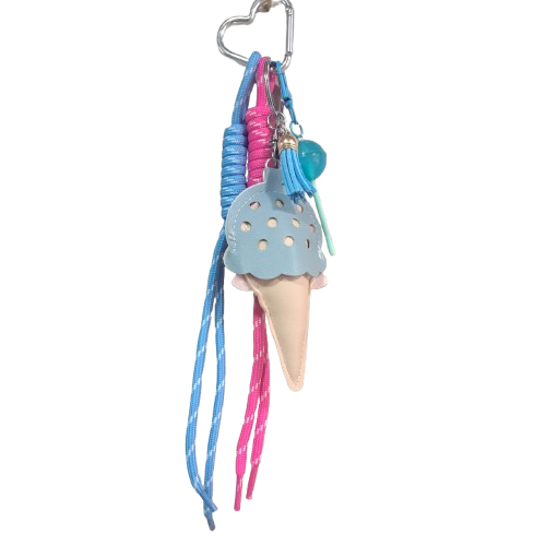 Porte clefs Cornet pastel