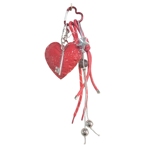 Porte clefs Cœur rouge