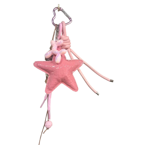 Porte clefs Etoile rose