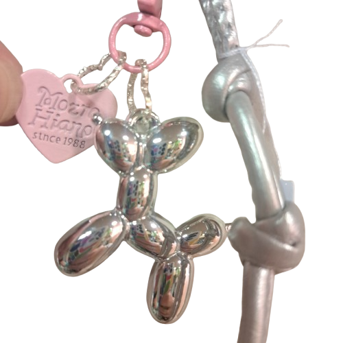 Porte clefs Ballon Dog argent