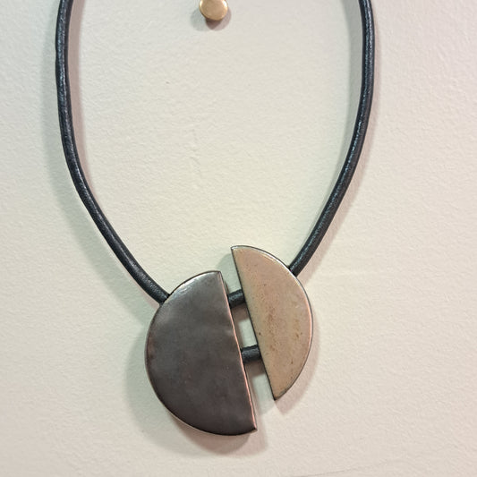 Collier Duo marron glacé CHRISTINE ALLOING