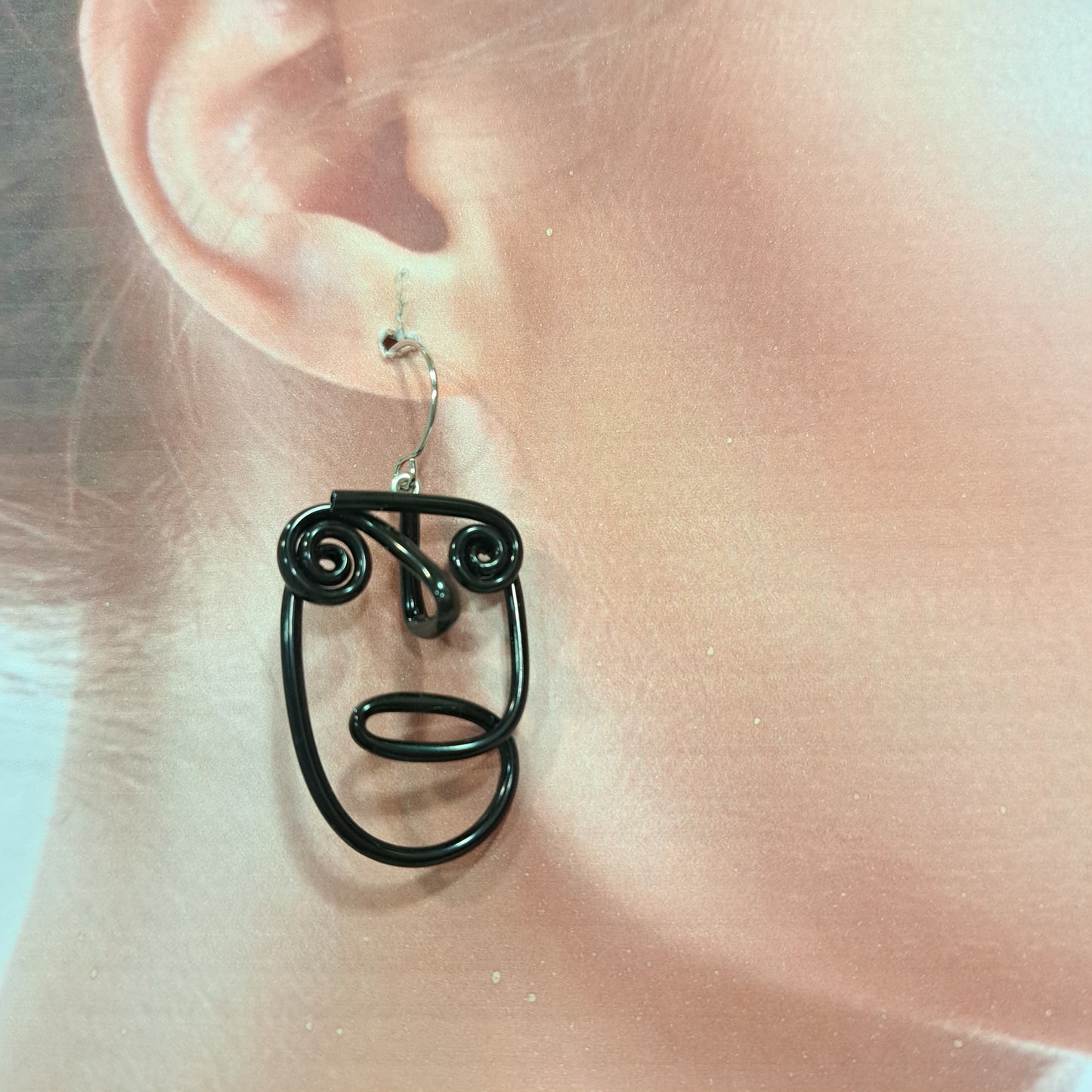 Boucles percées Tête In PM noir SAMUEL CORAUX