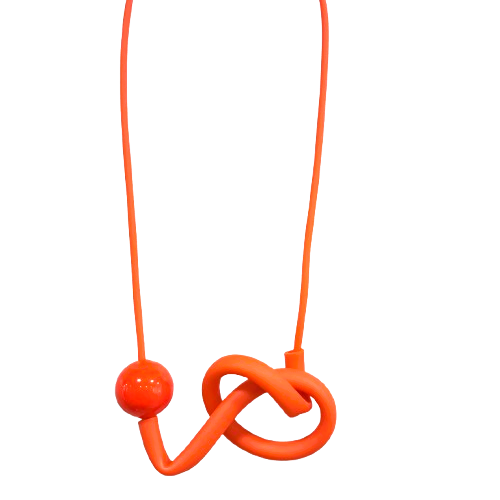 Collier Ballade orange SAMUEL CORAUX