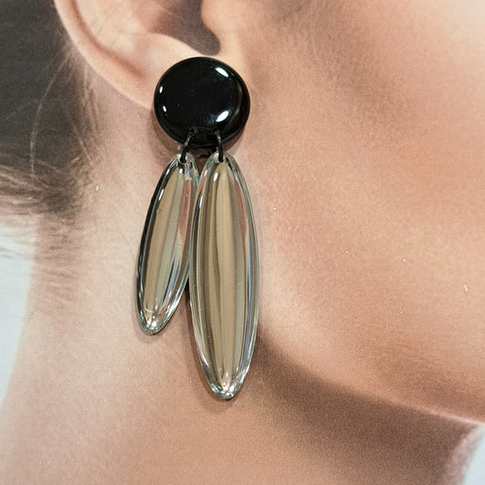 Boucles clips Miroir argent THIERRY JOO