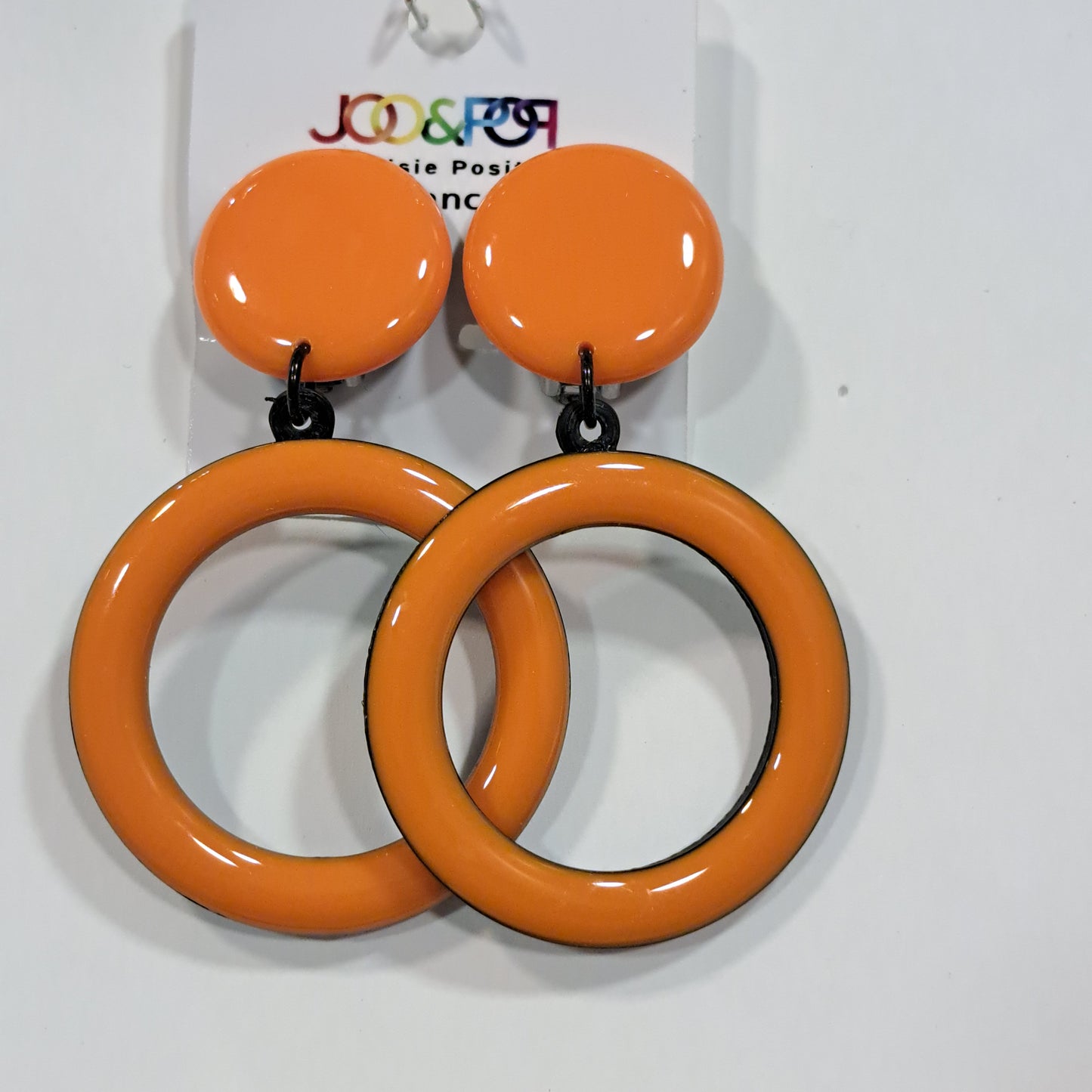 Boucles clips Créole orange THIERRYJOO