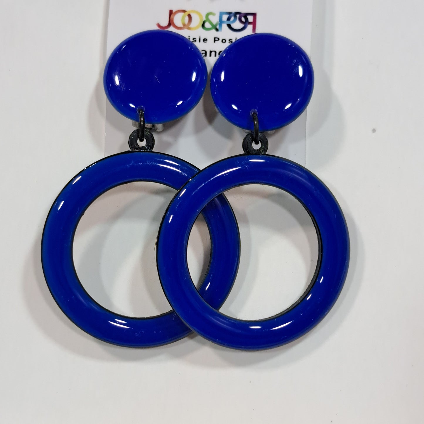 Boucles clips Créole bleu dur THIERRYJOO