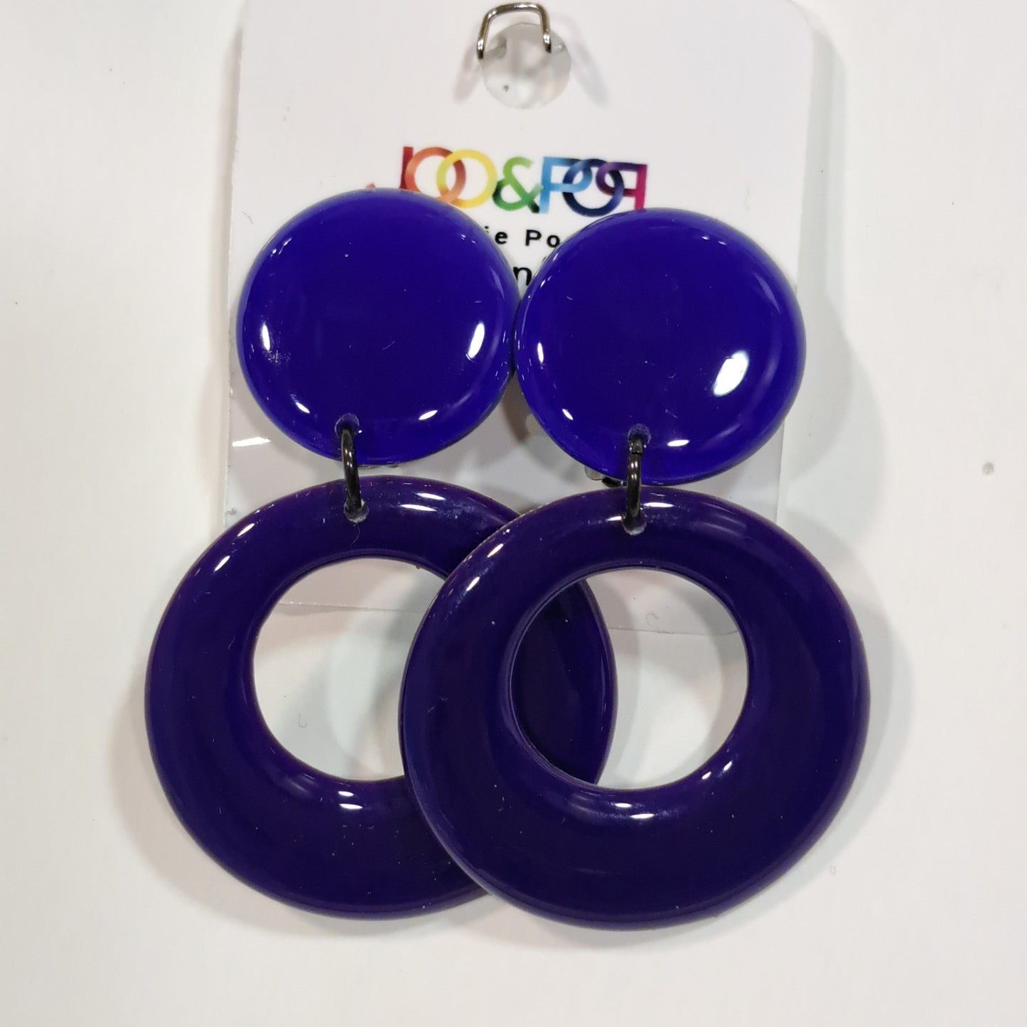 Boucles clips Créole bleu dur THIERRYJOO