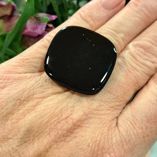 Bague Losange noir THIERRY JOO