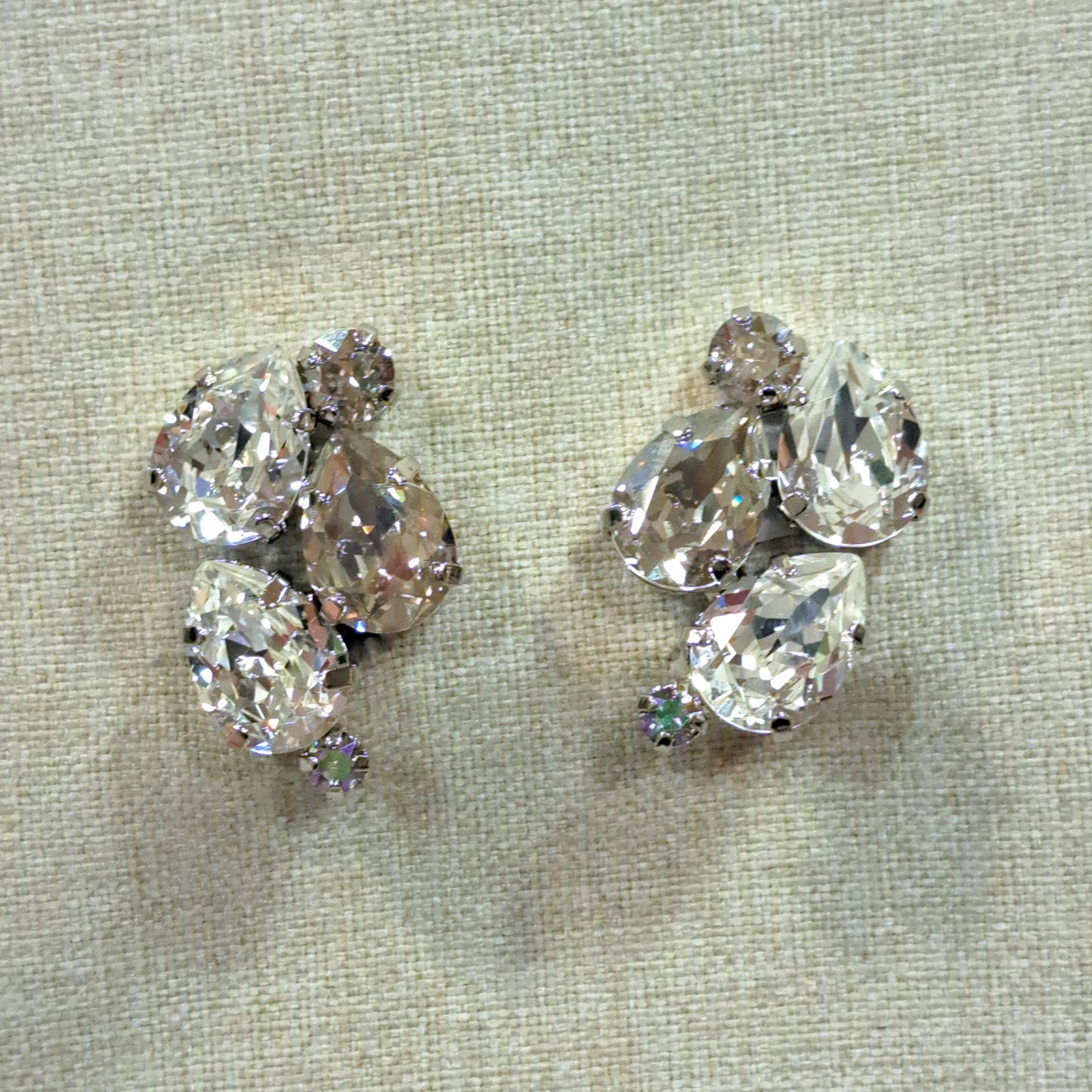 Boucles clips cristal CREZUS