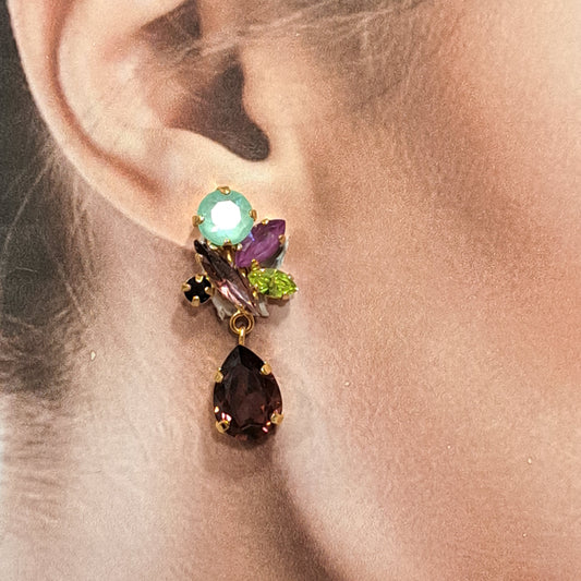 Boucles clips pendantes multi CREZUS