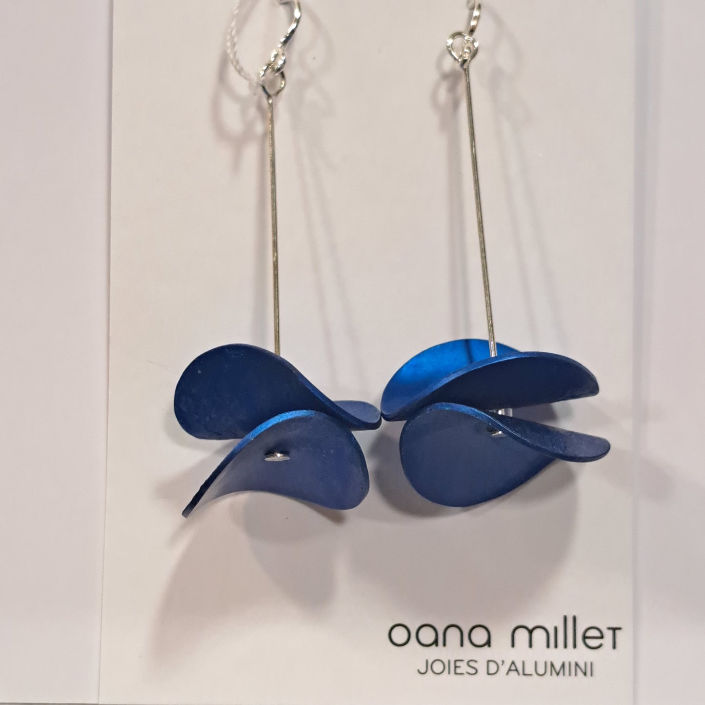 Boucles percées Mobile bleu OANA MILLET