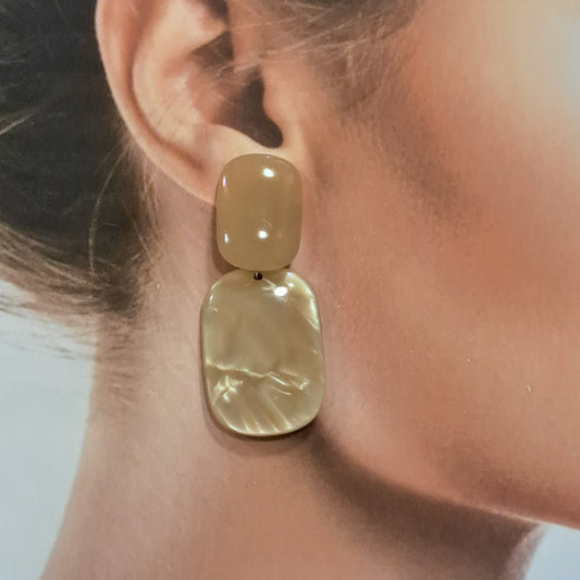 Boucles clips Ntombi grège BELLE MISS