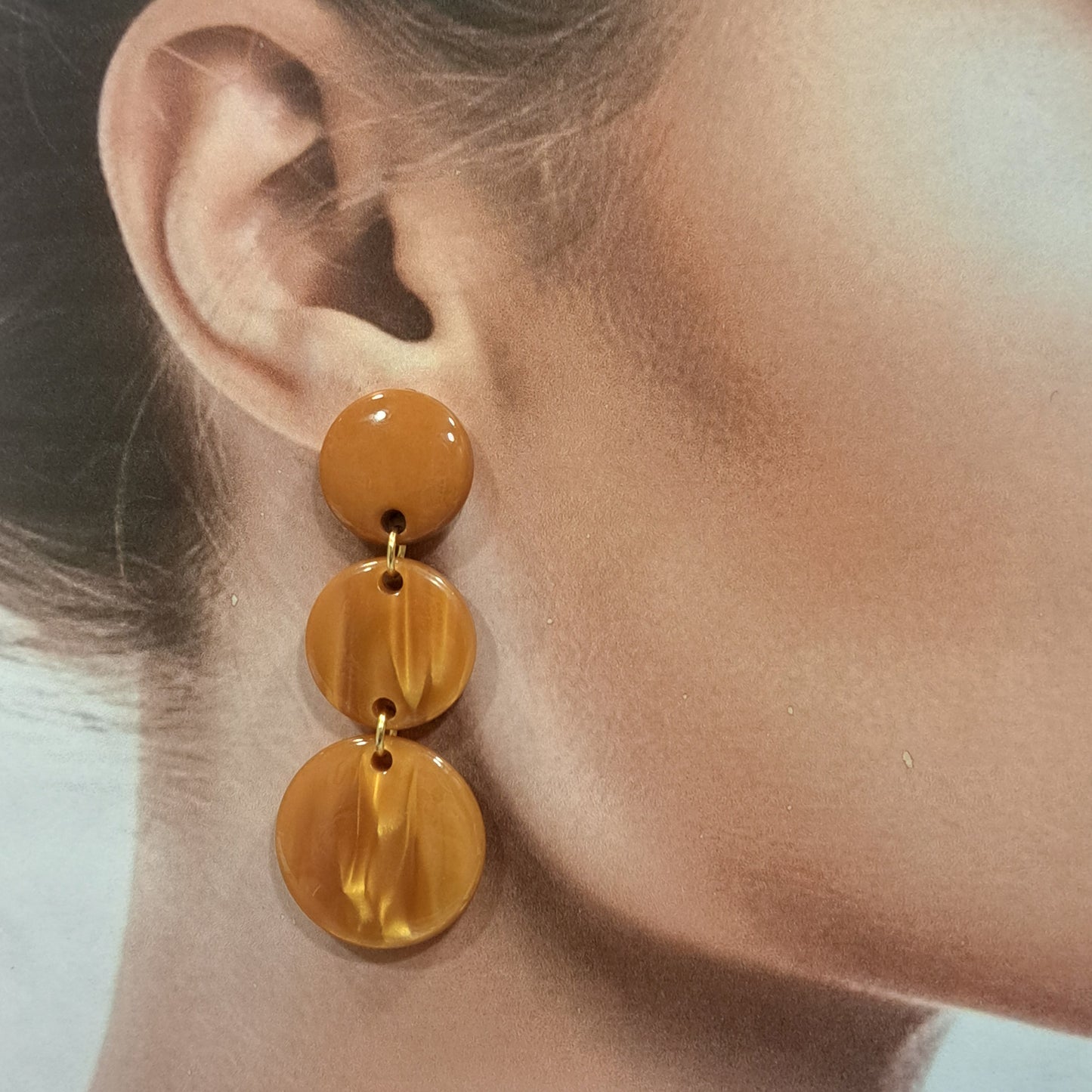 Boucles clips Nyx moutarde BELLE MISS