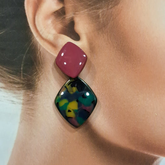 Boucles clips Nousha multicolore BELLE MISS