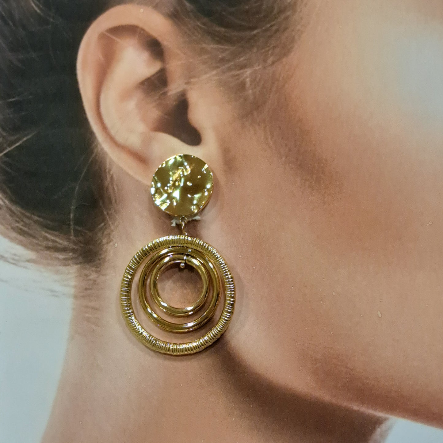 Boucles clips Anneaux or BELLE MISS